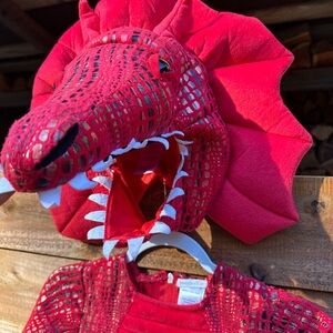 Pottery Barn Kids Red Dinosaur Costume